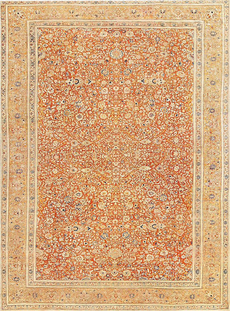 Antique Persian Tabriz Haji Jalili by Nazmiyal