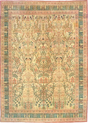 Antique Persian Tabriz Rug