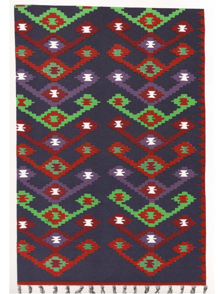 20. Korçë carpet with vine design