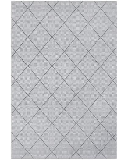 Tappeto Border ERWIN M.; 230x160 cm (LxL); argento