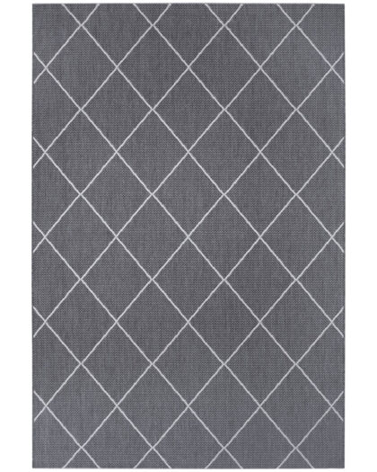 Tappeto Border ERWIN M.; 230x160 cm (LxL); grigio scuro