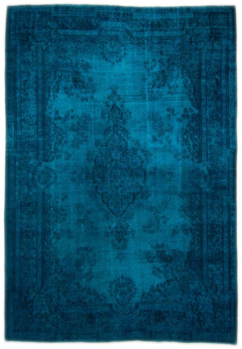 Blauer Vintage Teppich