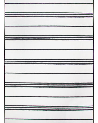 8066 1 stripe black and white washabl