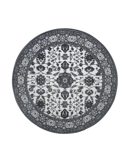 8119 1 ramage grey washable rug